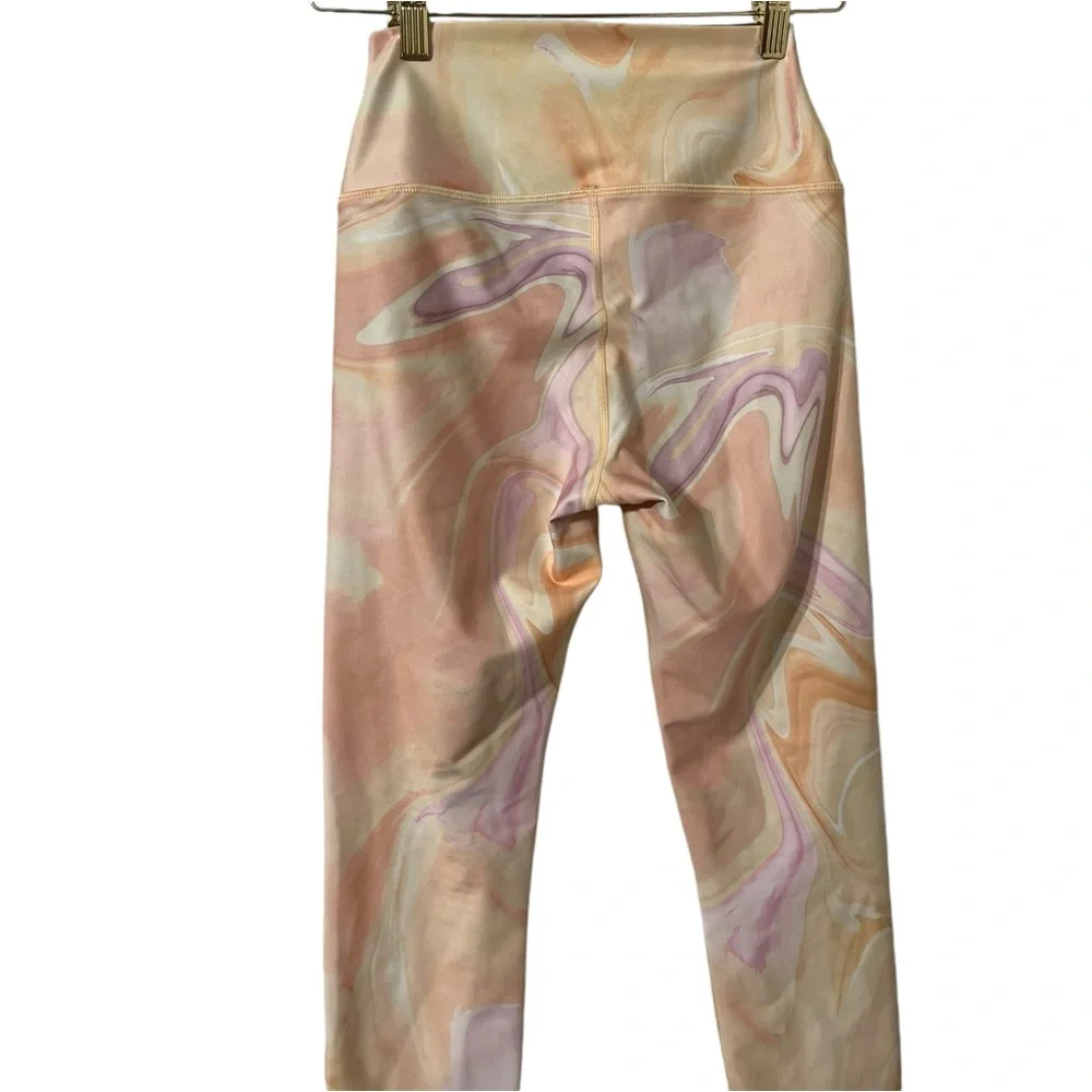 CARBON38 Swirl Pastel High Rise Yoga Leggings
